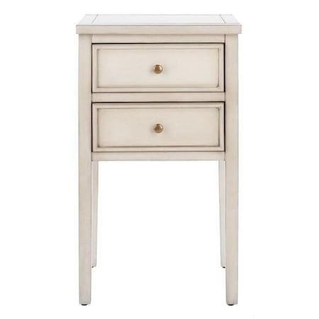 Safavieh Toby End Table- White Birch - 29.7 x 14.2 x 16.9 in. AMH6625D
